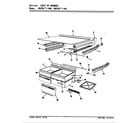 Magic Chef RB23KN-4AW/AG97B chest of drawers diagram