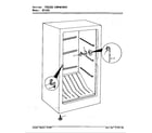 Maytag DF15HS/V5ZUL freezer compartment diagram