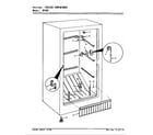 Maytag DF20H/V5ZU3 freezer compartment diagram