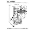 Maytag DNF17H/V5ZU3 freezer compartment diagram