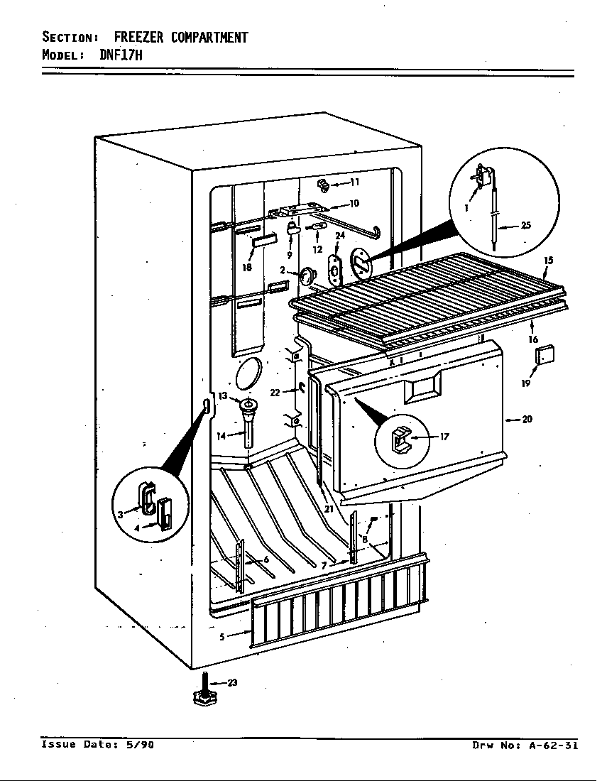 Freezer compartment