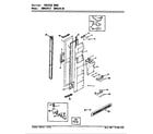 Maytag BDNS24L9A/AN91A freezer door diagram