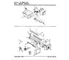Maytag BDNS24L9A/BN91A ice maker & bin diagram