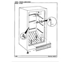 Maytag DF15HX/X5Z53 freezer compartment diagram