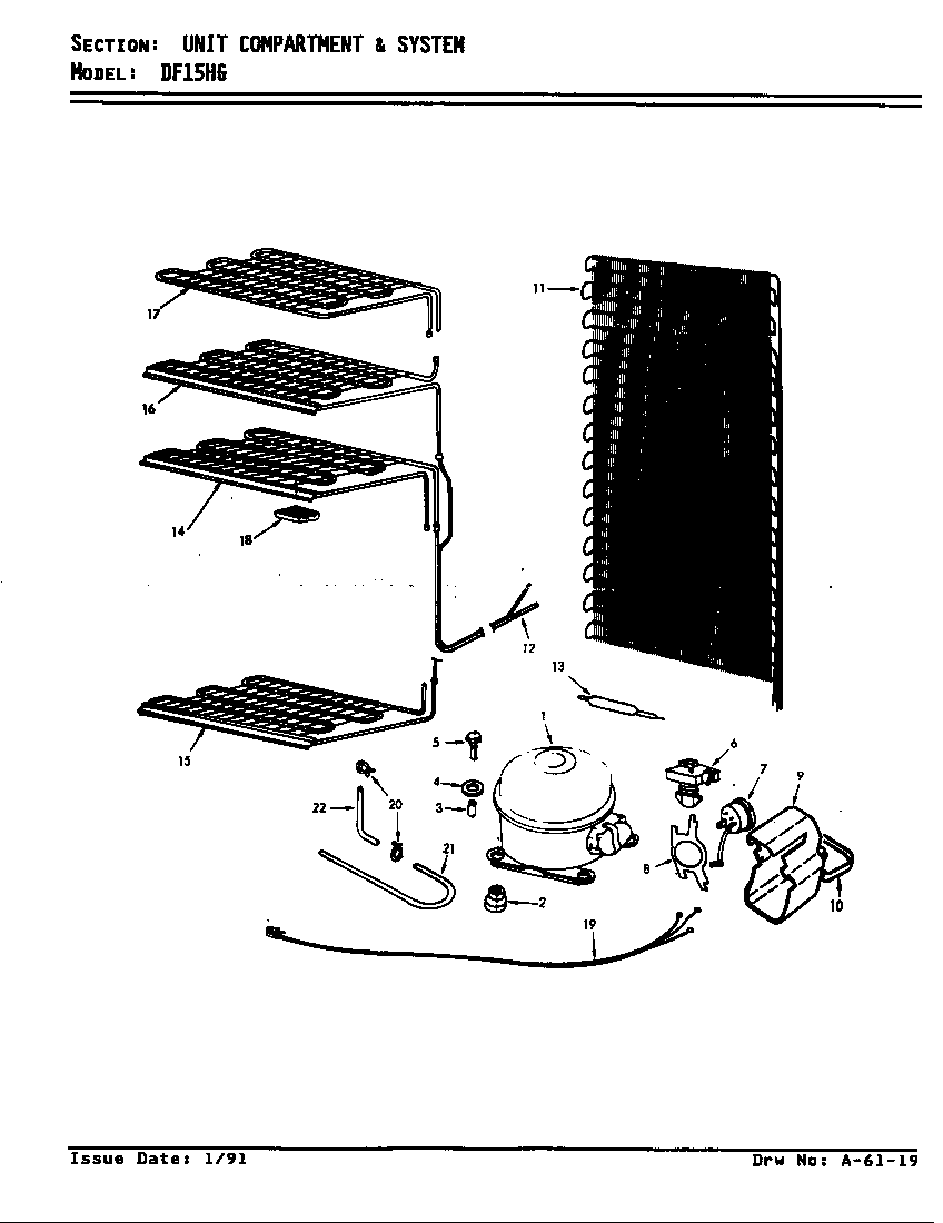Unit compartment & system