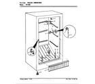 Maytag DF15HG/W5ZUC freezer compartment diagram