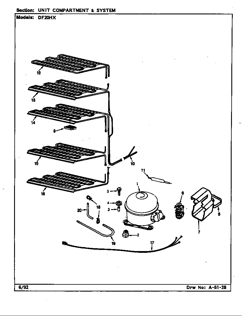 Unit compartment & system
