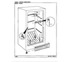 Maytag DF20HX/X5Z53 freezer compartment diagram