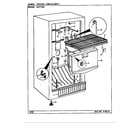 Maytag DNF17HX/X5Z53 freezer compartment diagram