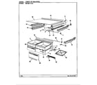 Magic Chef RB18KN-4AL/AG45C chest of drawers diagram