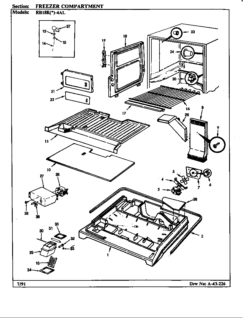 Freezer compartment
