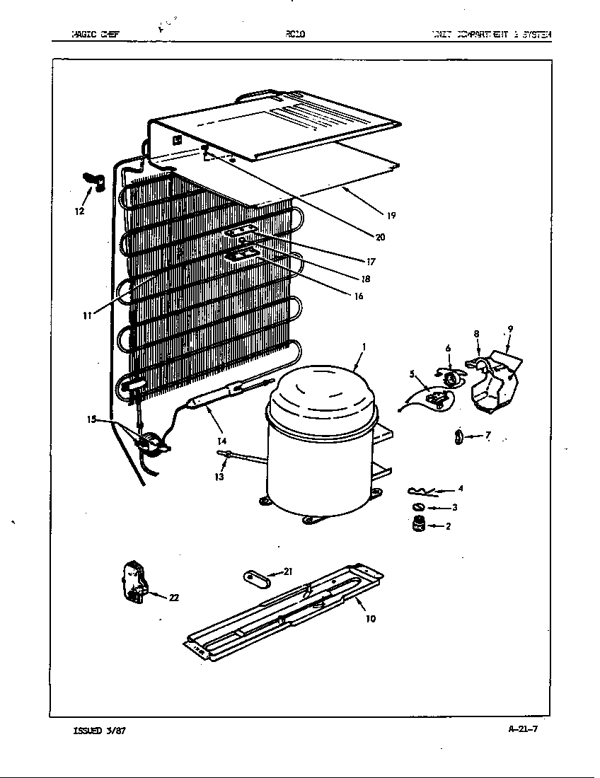 Unit compartment & system