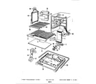 Magic Chef RB18DY-3AW/4B48A freezer compartment diagram