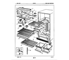 Maytag NNT196GA/7D56A fresh food compartment diagram