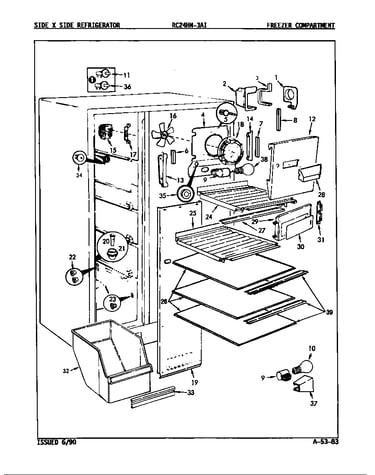 Freezer compartment