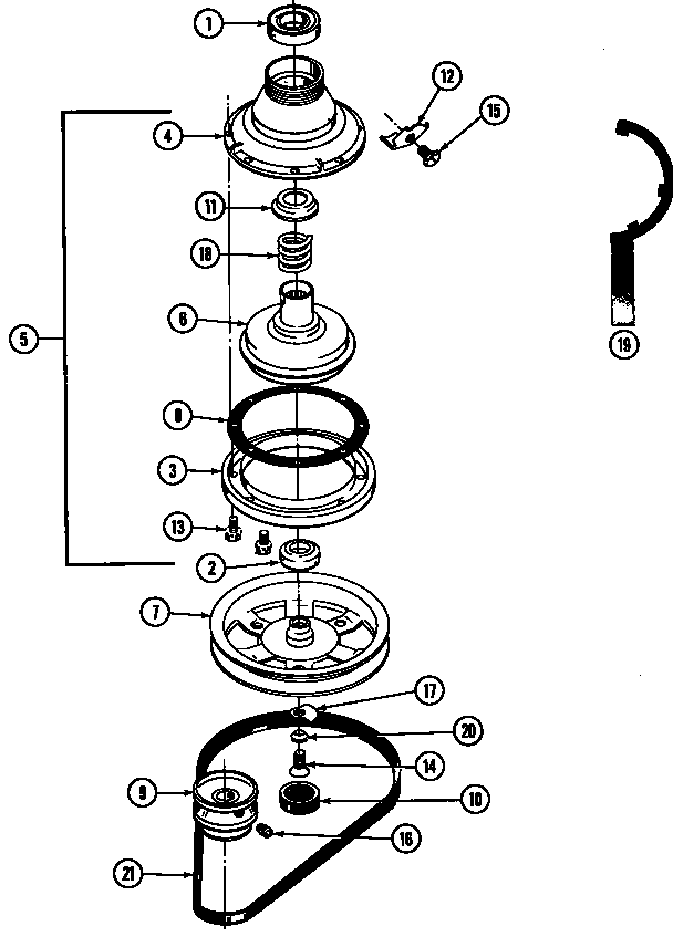 Clutch, brake & belts