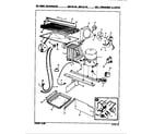 Magic Chef RB21JN-4A/9A24B unit compartment & system diagram