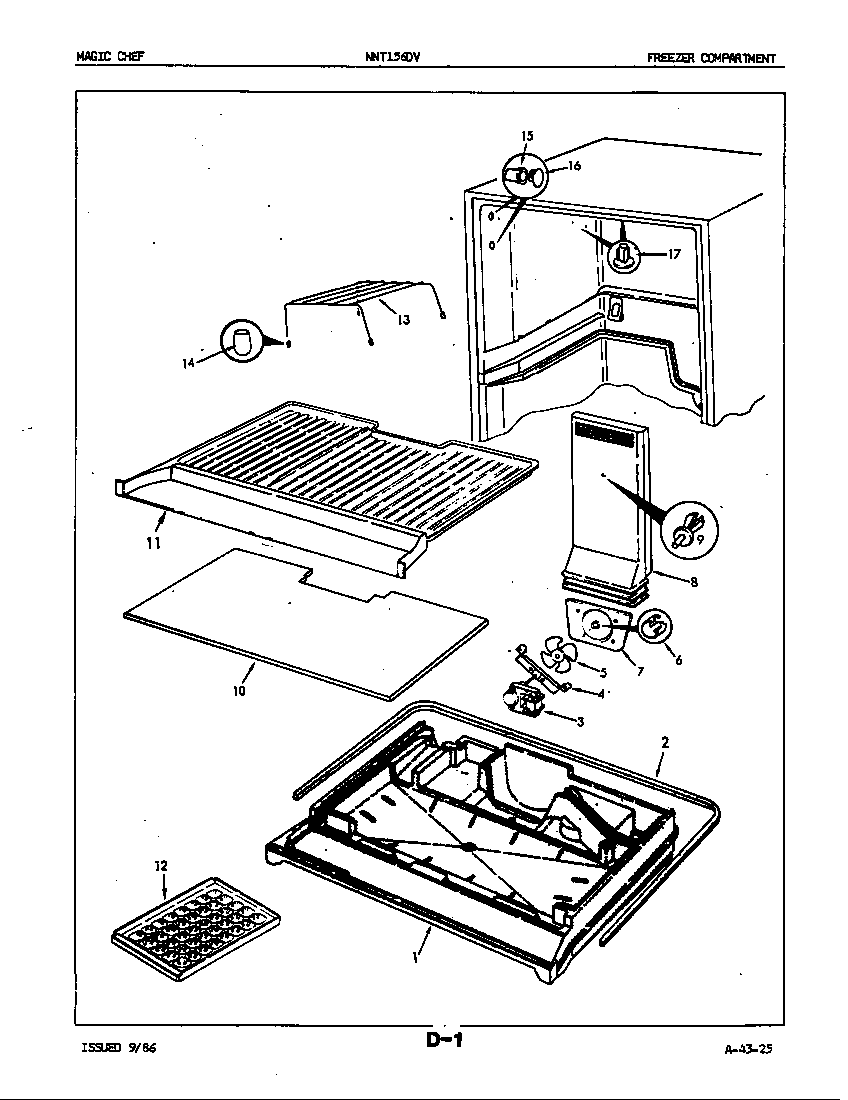 Freezer compartment