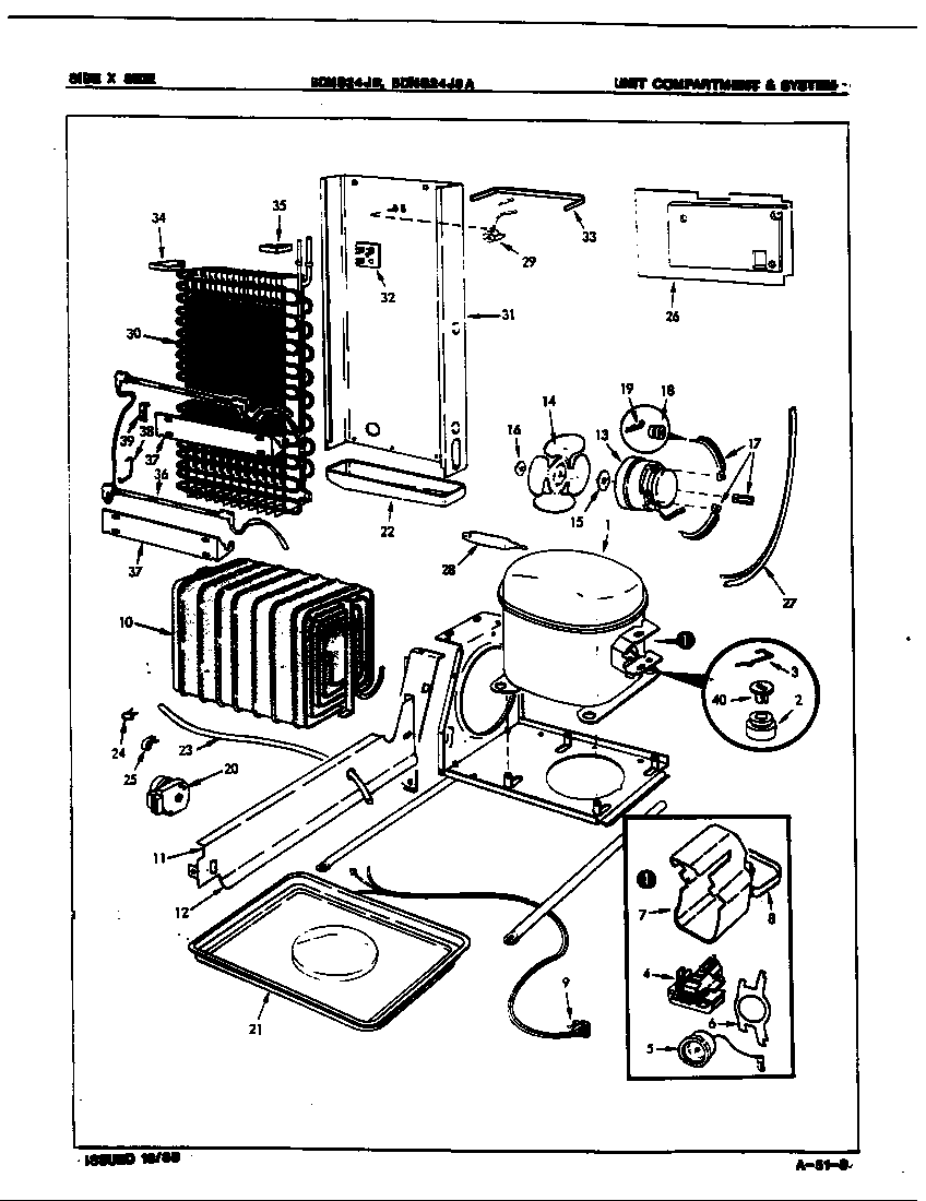 Unit compartment & system
