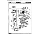 Maytag BDNS24J9/8N23A freezer compartment diagram