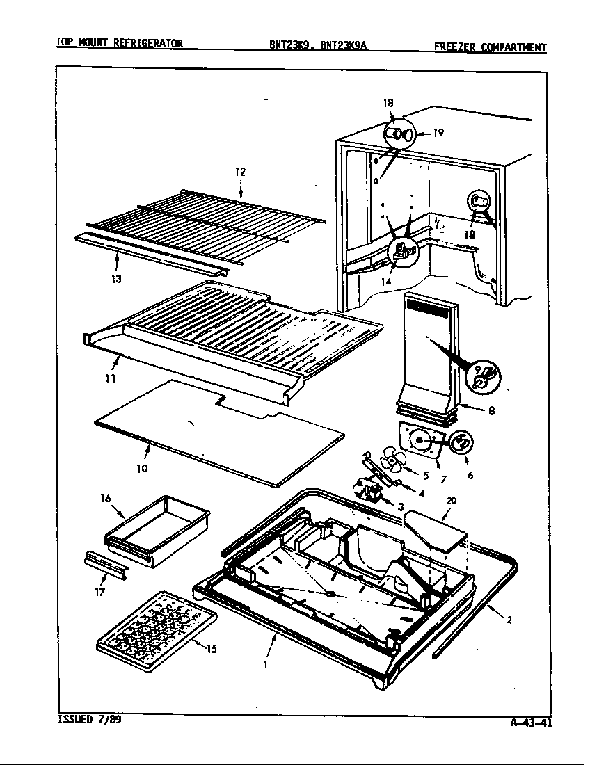 Freezer compartment