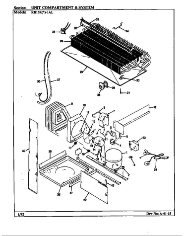 Unit compartment & system