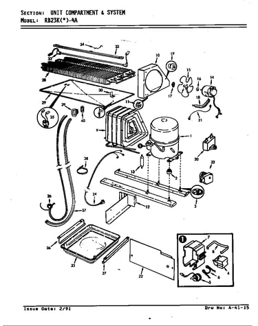 Unit compartment & system
