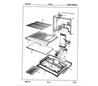 Maytag NNT176GA/7A09A freezer compartment diagram