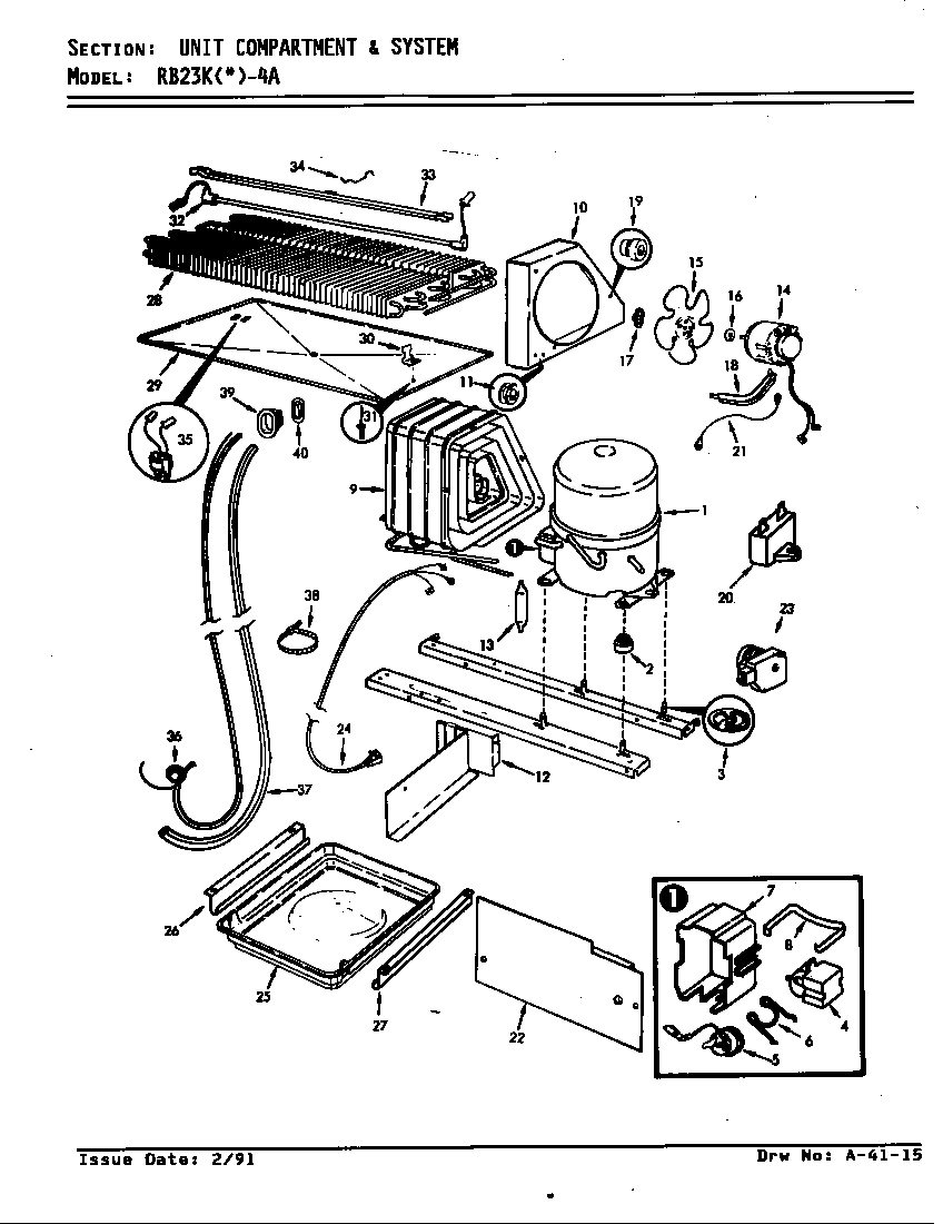 Unit compartment & system