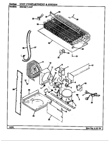 Unit compartment & system