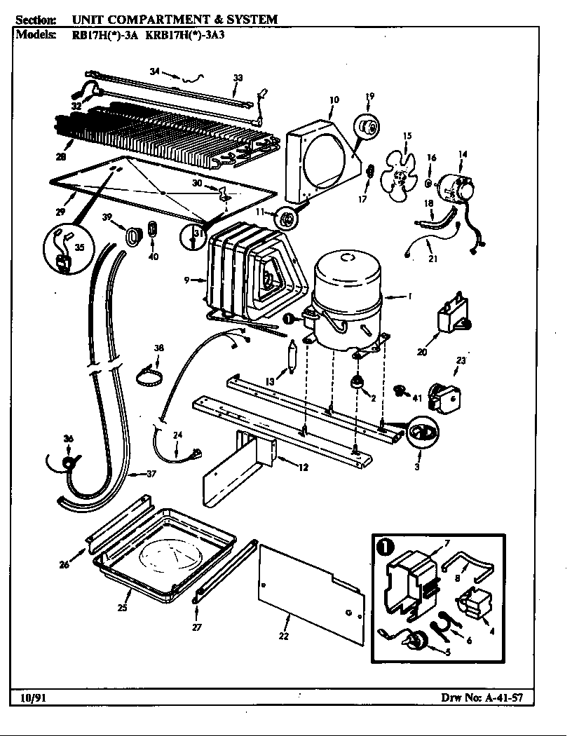 Unit compartment & system