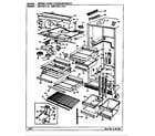 Maytag RB17HA-3A/9B50A fresh food compartment diagram