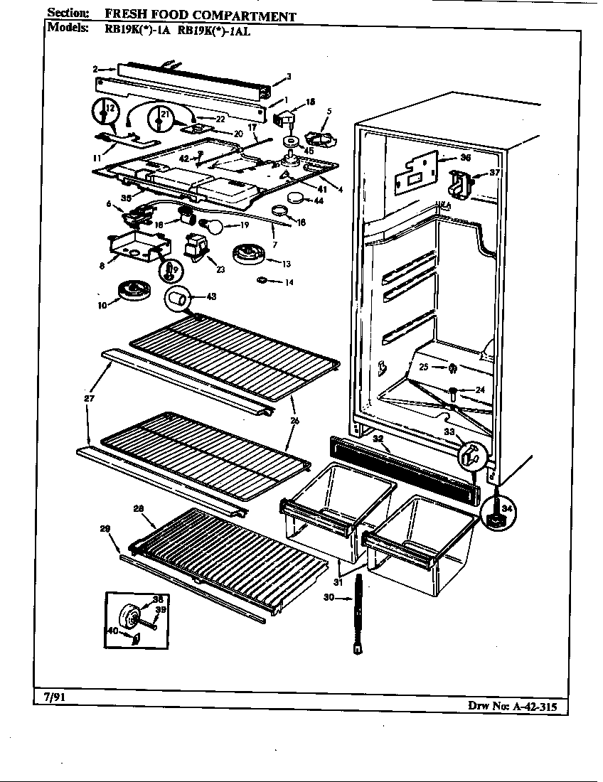 FRESH FOOD COMPARTMENT