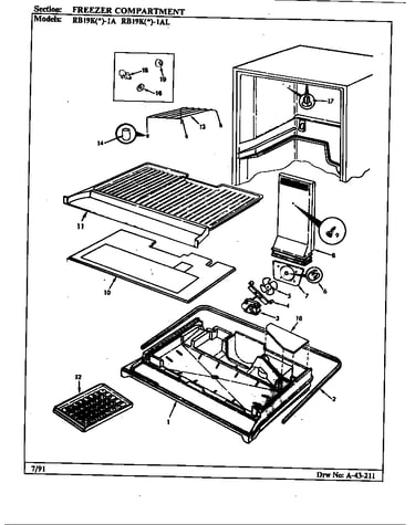 Freezer compartment