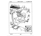 Magic Chef RB18EY-3AW/7B03A unit compartment & system diagram