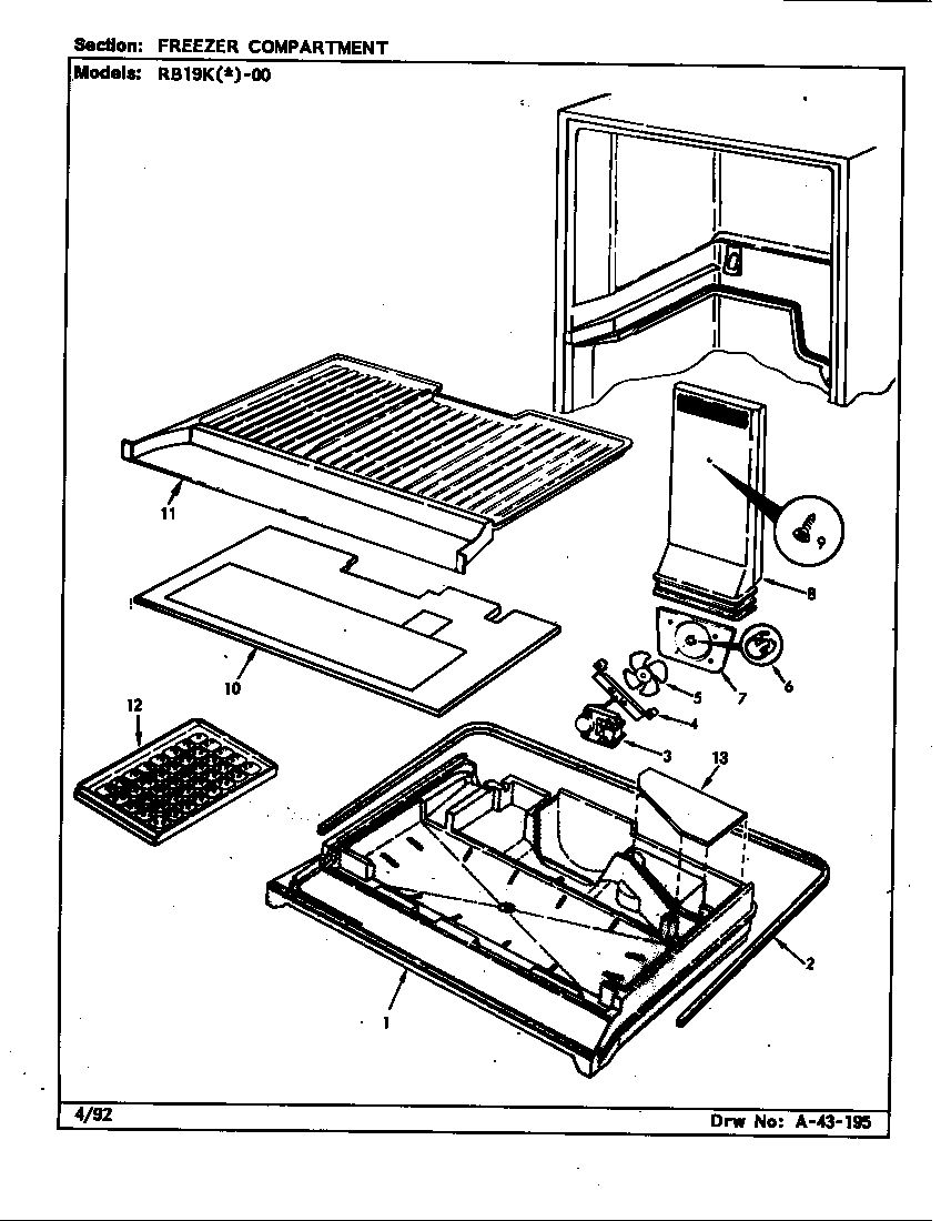 FREEZER COMPARTMENT