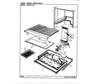 Magic Chef RB19KA-00/CG41A freezer compartment diagram