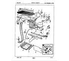 Magic Chef RB17EY-1AL/7C02B unit compartment & system diagram