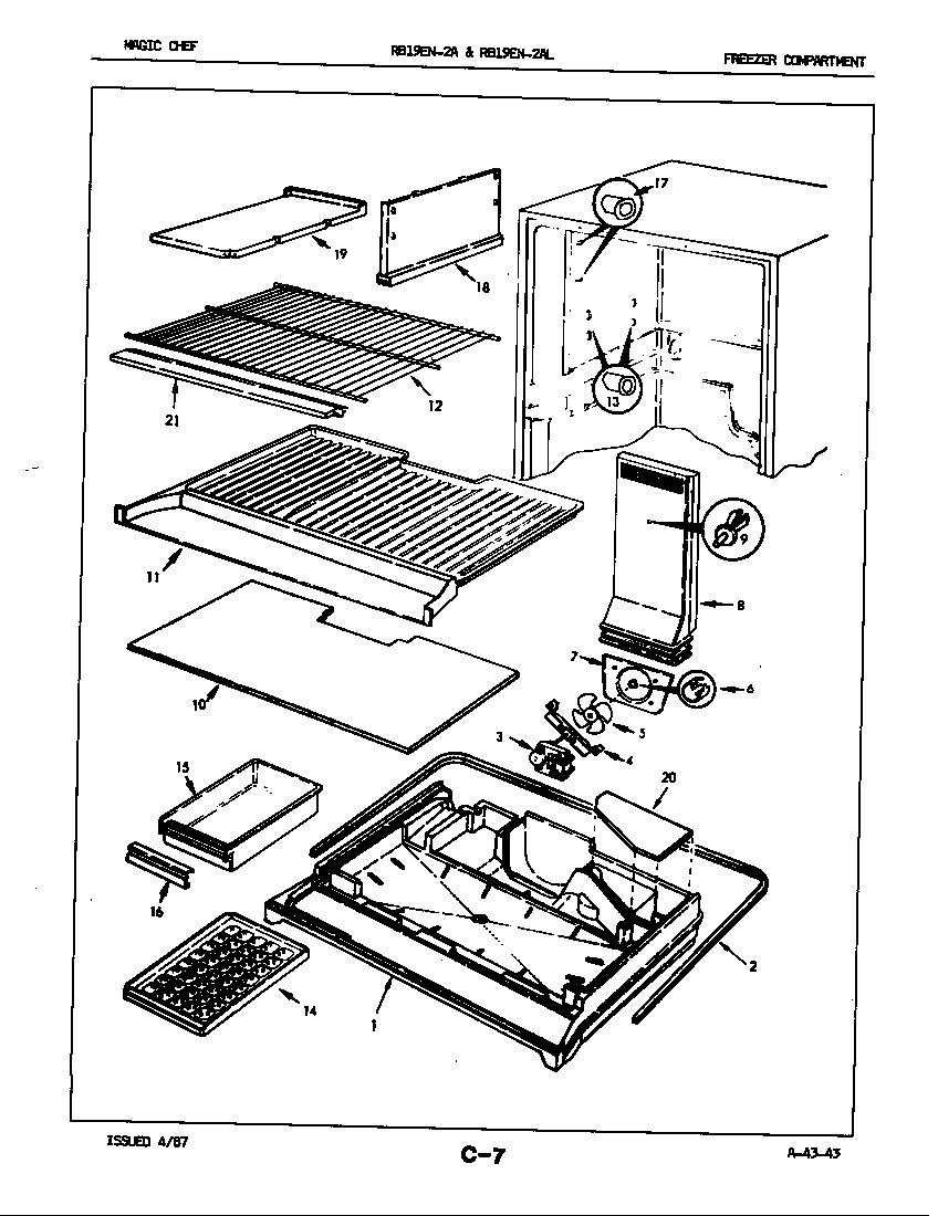 Freezer compartment