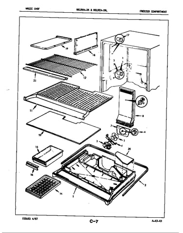 Freezer compartment