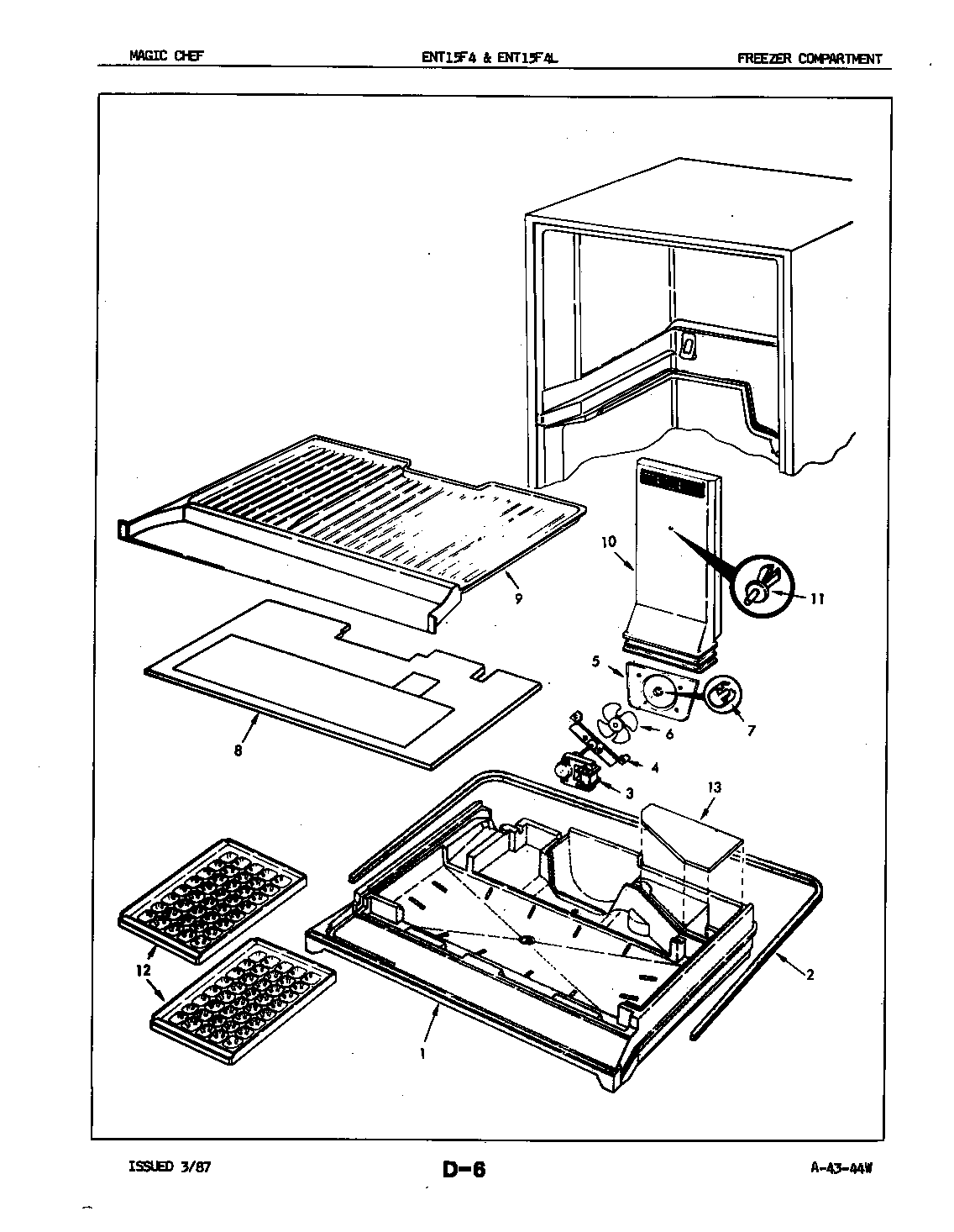 Freezer compartment