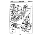 Magic Chef RB18EY-3AWL/7B03B fresh food compartment diagram