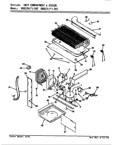 Unit compartment & system