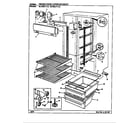 Magic Chef RC20LN-2A-BS01A fresh food compartment diagram