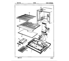 Maytag NNT238GA/7D58A freezer compartment diagram
