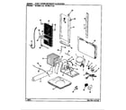 Magic Chef RC20LN-2A-BS01E unit compartment & system diagram