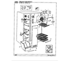 Magic Chef RC20LN-2A-BS01E freezer compartment diagram