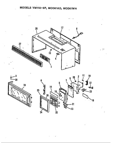 Microwave-upper (vm11a-8p)