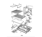 Magic Chef RB23EY-3A/5B69A freezer compartment diagram