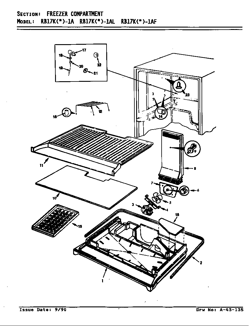 Freezer compartment